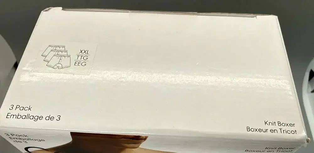 Men's Calvin Klein 3 Pack Classic Fit 100% Cotton Knit Boxers XXL White 2019 NIB